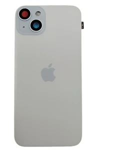 Apple iPhone 15 plus cubierta trasera/tapa de batería/parte trasera blanca premontada NFC flash - Imagen 1 de 2