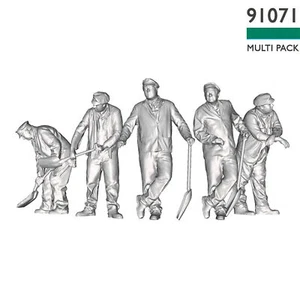 MODELU OO Gauge LHD Fireman Multi-Pack - Picture 1 of 1