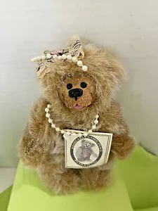 Kimbearly Originals Piel Oso Marrón Mini Sarah 19037 Resina Cara Hecho a Mano De Colección - Imagen 1 de 6