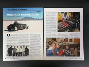 Montana Dodge Boys 1928 Roadster Racing Original 3 páginas artículo a todo color 2016 - Imagen 1 de 2