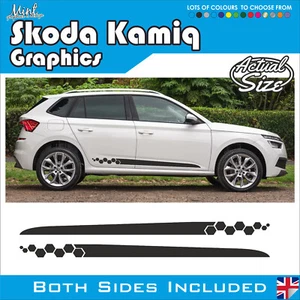 Skoda Kamiq VRS SUV Heckklappe Seitenstreifen Aufkleber Grafik KOSTENLOSER VERSAND 007 - Bild 1 von 5