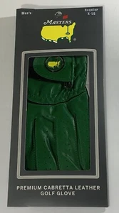 Masters Golf Glove XL cabretta Leather mens green 2025 Masters pga new - Picture 1 of 12