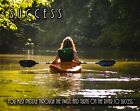 Kayak Motivational Poster Print Paddling Kayaking Clubs Fishing Success MVP627