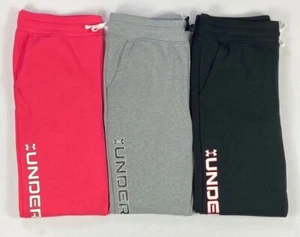 Girl's Under Armour UA Cuff Jogger Fleece Sweatpants - Picture 1 of 5