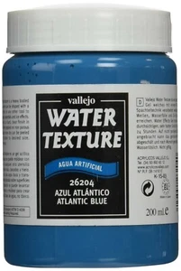 Vallejo 26.204 Atlantic Blue [200ml]  (Water Texture Diorama Effects) - Picture 1 of 4