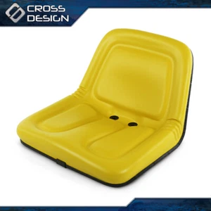 Asiento de tractor de jardín amarillo apto para cortacésped John Deere 318 322 330 332 400 420 - Imagen 1 de 12