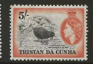 TRISTAN DA CUNHA SG26 5s Island Rail fino como nuevo gato £50 Reino Unido envío y devolución gratis - Imagen 1 de 2
