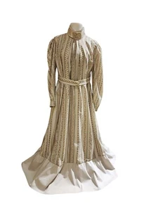 Victorian Wrapper/Day Dress Handmade Costume Reenactment - Picture 1 of 22