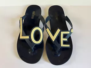 Melissa LOVE sandali infradito blu in gelatina donna taglia 5 - Foto 1 di 7