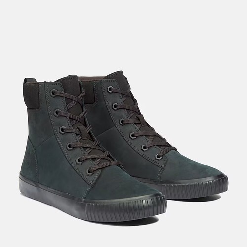 Timberland Skyla Bay TB0A2GFT001 Sneakers Donna Nero Pelle Stivali 6 Pollici TF95