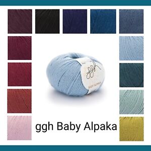 ggh Baby Alpaka Farbe | 100% Schurwolle (Baby Alpakawolle) | 100m/50g