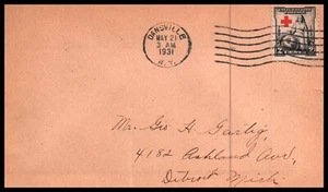 USA FDC - 1931 - Red Cross 50th Anniversary, # 702 (2) - Picture 1 of 1