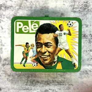 Vintage 1975 Thermos Brand Pele Metal Lunchbox - Picture 1 of 10