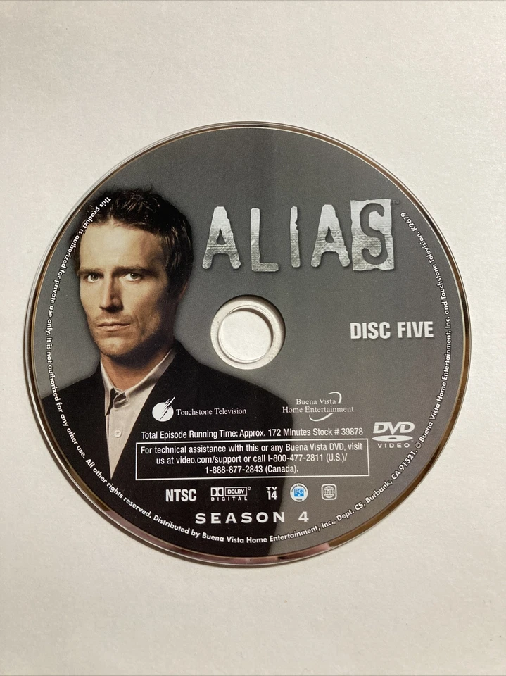 Alias Season 4 Disc 5 Replacement DVD - Image 1 of 1