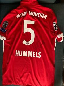 Maillot Bayern Munich Mats Hummels dédicacé signé Ligue des champions COA NEUF AVEC ÉTIQUETTES