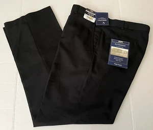 RBM Collection Dress Pant Black Built In Waist Extender Men's Size 36 x 30 NWT - Picture 1 of 14