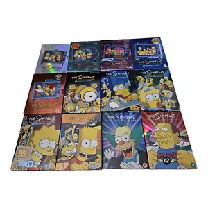 The Simpsons Staffeln 1-12 DVD Collectors Edition Serie generalüberholte Discs UK PAL - Bild 1 von 2