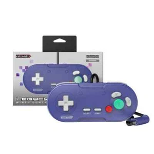 Retro-Bit LegacyGC Wired Controller for GameCube and Wii Indigo - Picture 1 of 11