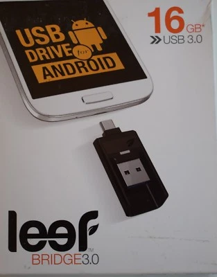 Leef Bridge 16GB Dual USB USB 3.0 Flash Drive for Android Phones Tablet & Laptop - Image 1 of 3