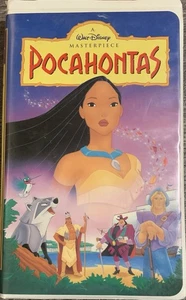 RARE! Clamshell Case Disney Masterpiece Pocahontas VHS Movie Tape 1995 VERY GOOD - Picture 1 of 8