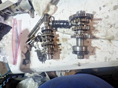 1979 Honda XR250 коробка передач/коробка передач/переключение вилки/переключатель барабан - Изображение 1 из 4