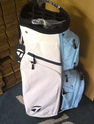 TAYLORMADE 2025 CART LITE GOLF BAG / 14-WAY / WHITE, LIGHT BLUE - image 1 of 3