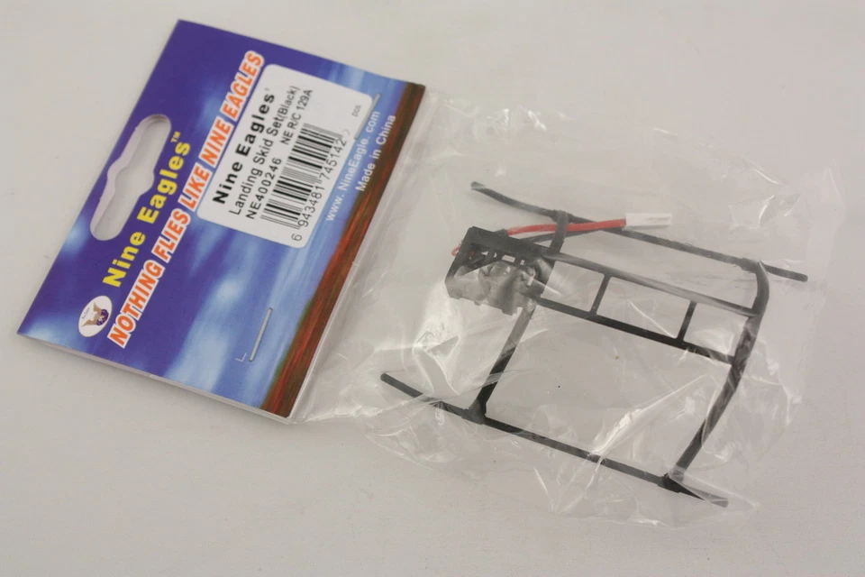 Nine Eagles 400246 Landing Skid Set Black NE R/C 129A modellismo - Imagem 1 de 1