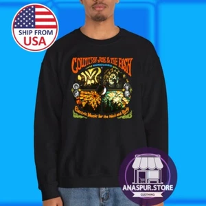 Country Joe And The Fish Negro Talla S-3XL - Imagen 1 de 1