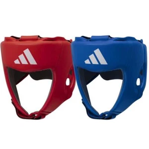 Adidas IBA Cactus Boxing Head Guard AIBA Approved Leather Sparring Headgear - Picture 1 of 10