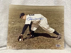 VINTAGE Billy Martin AUTOGRAPHED 8x10 Photo, New York Yankees, PSA-BEAUTIFUL! - Picture 1 of 5