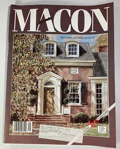 Macon Georgia Magazine 1991 RARE VHTF Cherokee Heights CNN Tom Johnson Crawford - Picture 1 of 19