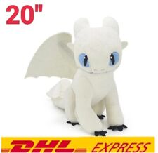 20" LIGHT FURY How to Train Your Dragon 3 DreamWorks World Movie Doll Plush Toys