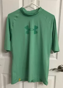 Herren Under Armour Fitted Shirt Grün XL Neu mit Etikett - Bild 1 von 6