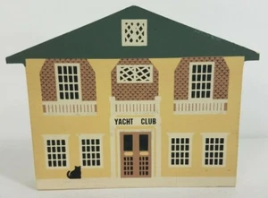 Expositor de madera vintage The Cat's Meow The Yacht Club 1992 serie náutica - Imagen 1 de 8