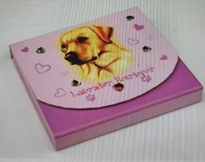 Labrador Retriever 120 Page Memo Pad with Magnetic Closure - Bild 1 von 3