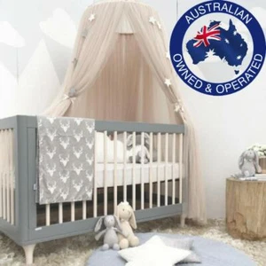 Mosquito Tuelle Hanging Net Tent Curtain Play Room Kid Baby Nursery Cot Bassinet - Picture 1 of 17