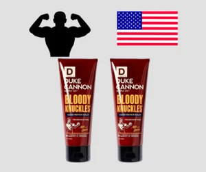 Duke Cannon Hand Cream Bloody Knuckles Hand Repair Tube 3oz Lot 2 Benefits Vets - Picture 1 of 7