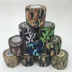 Tape Wrap Shooting Hunting Camo Camouflage Stealth Rifle Army Bandage LC - Picture 1 of 18