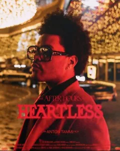 The Weeknd Heartless Signed Poster After Hours 24x30 - Picture 1 of 4