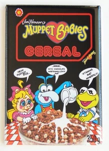 Muppet Babies Cereal Box FRIDGE MAGNET - Picture 1 of 3