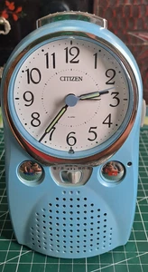 Vintage Citizen 4SE521-004 Alarm Clock Japan Message Playback *Nice and Rare* - Picture 1 of 18