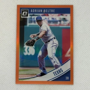 2018 Donruss Optic Baseball | Adrian Beltre Texas | Orange Prizm 32/199! - Picture 1 of 2