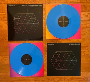 Vida Blue - Crossing Lines 2-LP ATO Records 2019 Pressing Blue Vinyl Phish - Picture 1 of 13