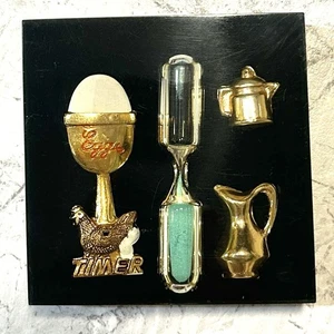 Vtg Lobeco Resin Paper Weight Kitchen Egg Timer Hong Kong - Picture 1 of 13