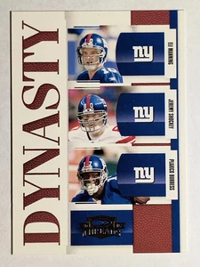 2007 Donruss Threads Dynasty Gold #8 Eli Manning/Jeremy Shockey/Plaxico Burress - Foto 1 di 2