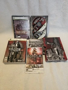 Xbox Gears Of War Limited Edition Steel Case Completo di Manuale, Steel Book - Foto 1 di 9
