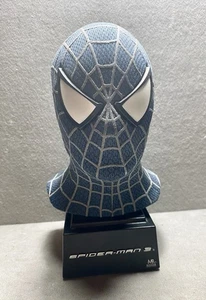 2007 Master Replicas Spider-Man 3 Blue Costume Mask Scaled Replica Bust - No Box - Picture 1 of 6