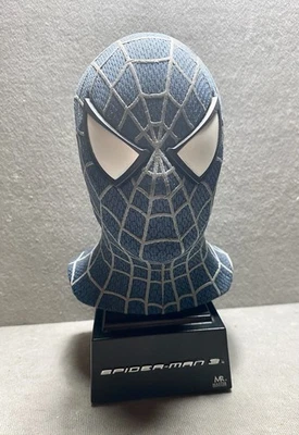 2007 Master Replicas Spider-Man 3 Blue Costume Mask Scaled Replica Bust - No Box - Image 1 of 4