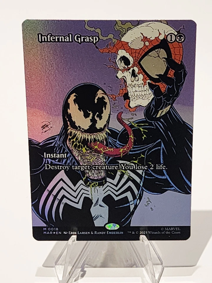 Infernal Grasp - MTG - Marvel Spider-Man MYTHIC #0018 (NM, FOIL) - Image 1 of 1