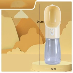 Pet Dog Water Bottle Feeder Bowl Portable Water Food Bottle Pets Outdoor Travel  - Picture 1 of 33